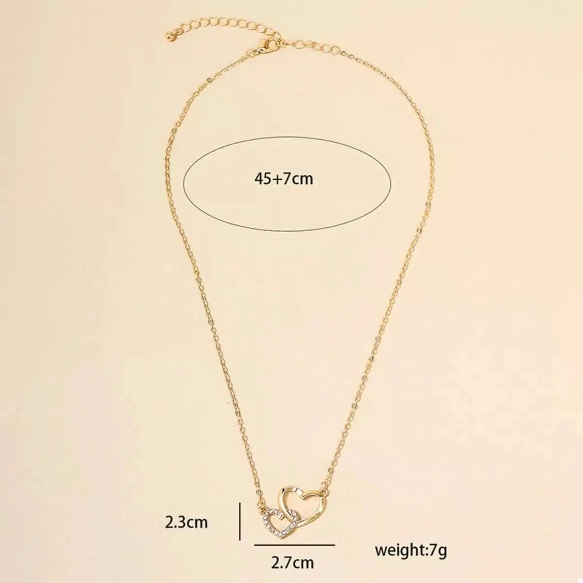 18K Gold - Plated Heart Pendant Necklace – travel - inspired by Aroundtheworldinarush