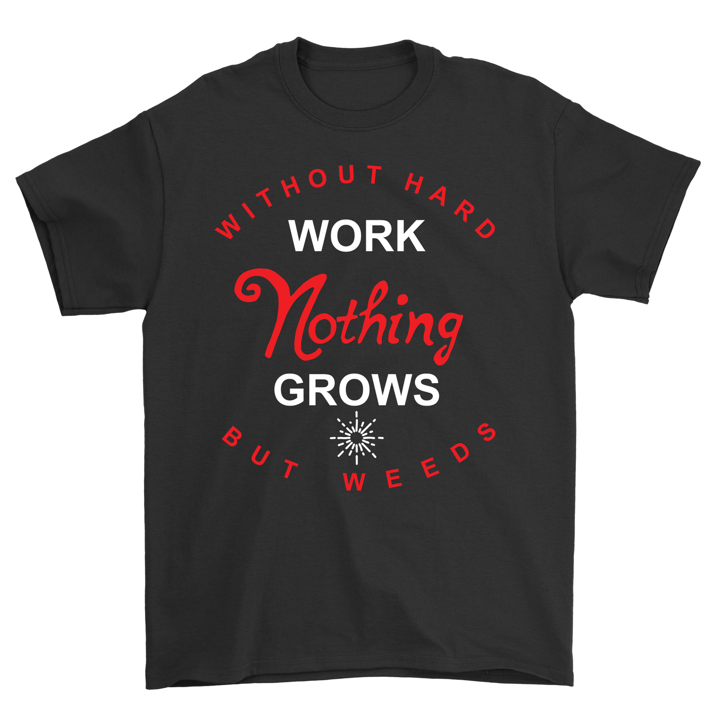 Without Hard Work Nothing Grows But Weeds