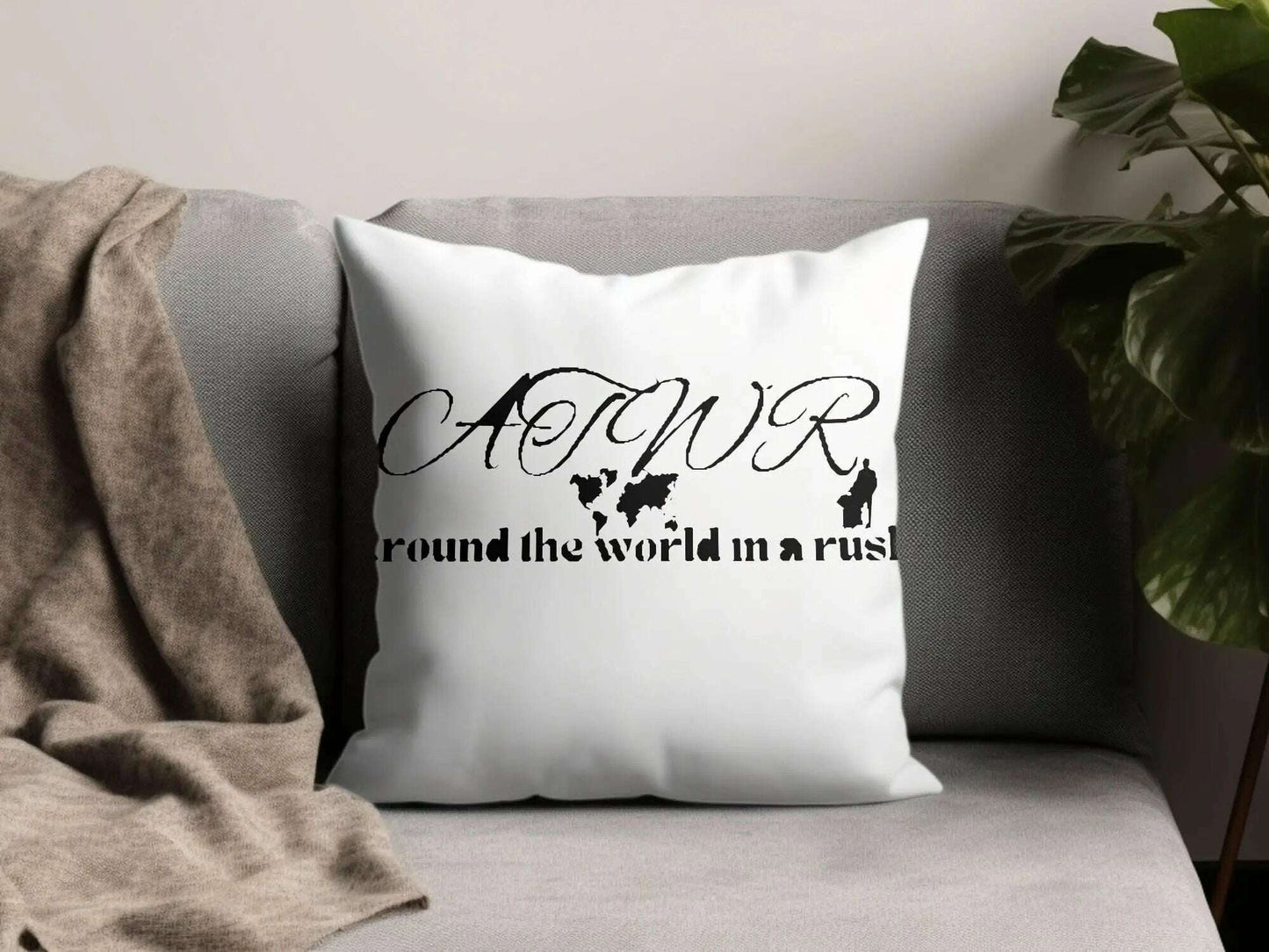 atwiar-logo-1616-throw-pillow-around-the-world-in-a-rush-6495522