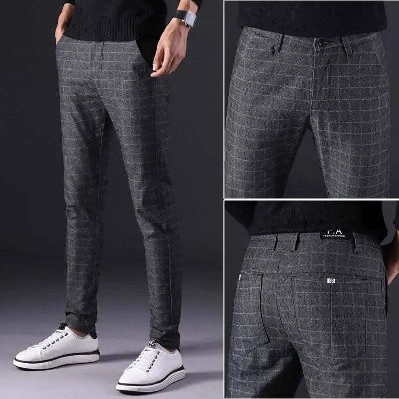 Men's Fashion And Comfort Slim Straight Trousers – travel - inspired 0 by Aroundtheworldinarush