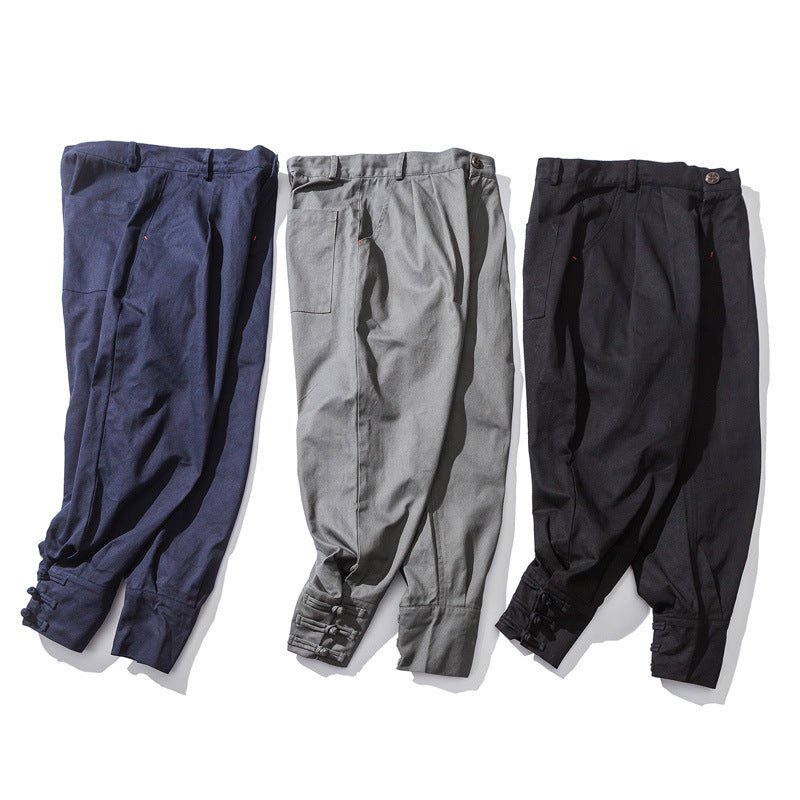 Men's mouth buckle casual pants โ travel - inspired 0 by Aroundtheworldinarush