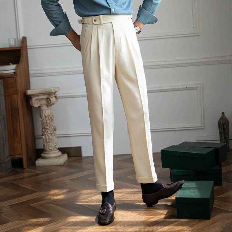 Naples High - waisted Straight Leg Casual Dress Pants – travel - inspired 0 by Aroundtheworldinarush
