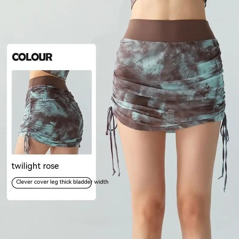 Printed Tie - dyed Mesh Yoga Skirts Women – travel - inspired 0 by Aroundtheworldinarush