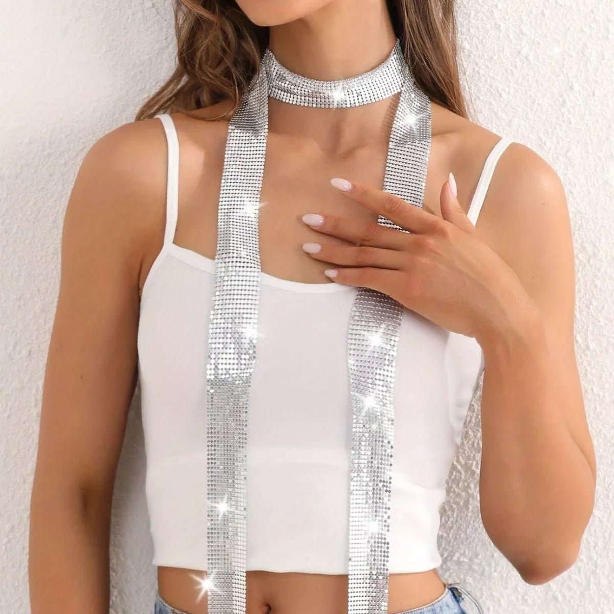 Sequin Glamour Scarf – travel - inspired by Aroundtheworldinarush