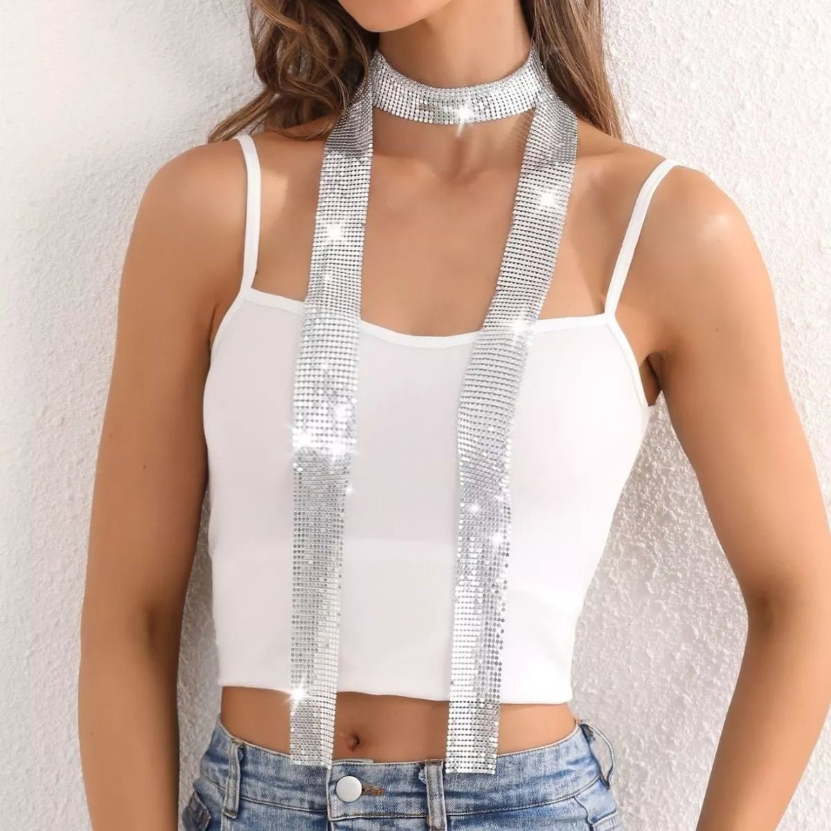 Sequin Glamour Scarf – travel - inspired by Aroundtheworldinarush