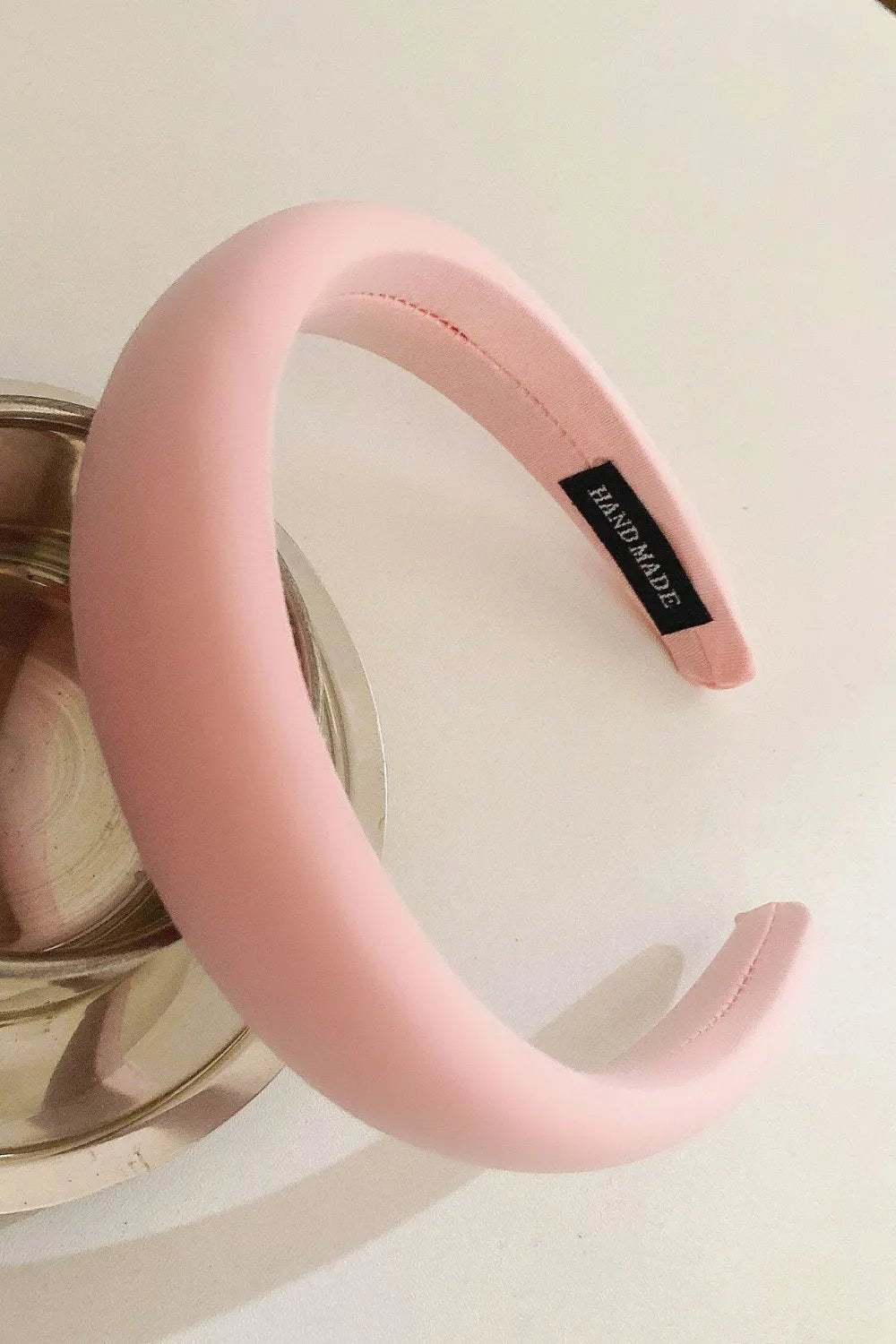 Solid Polyester Wide Headband – travel - inspired by Aroundtheworldinarush