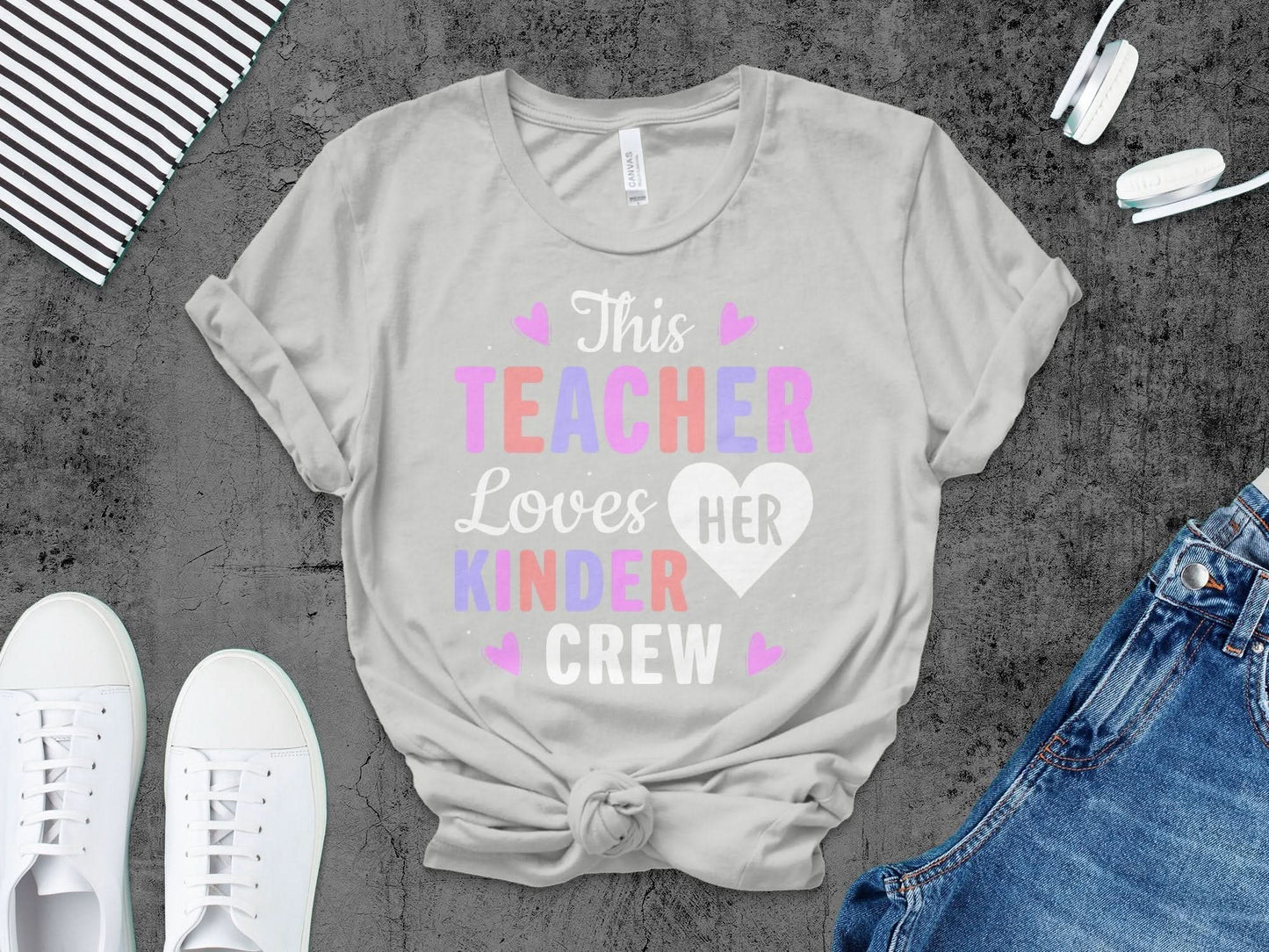 Teachers Loves Her Kinder Crew – travel - inspired Clothing by Aroundtheworldinarush