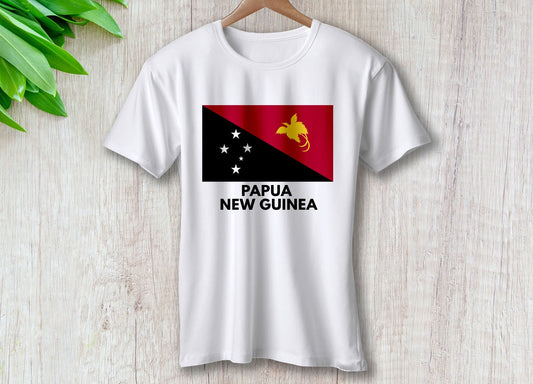 Papua New Guinea Flag T-Shirt | Independence Day (Sept 16)