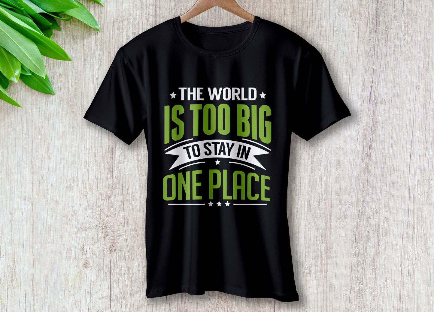The World Is Too Big to Stay in One Place