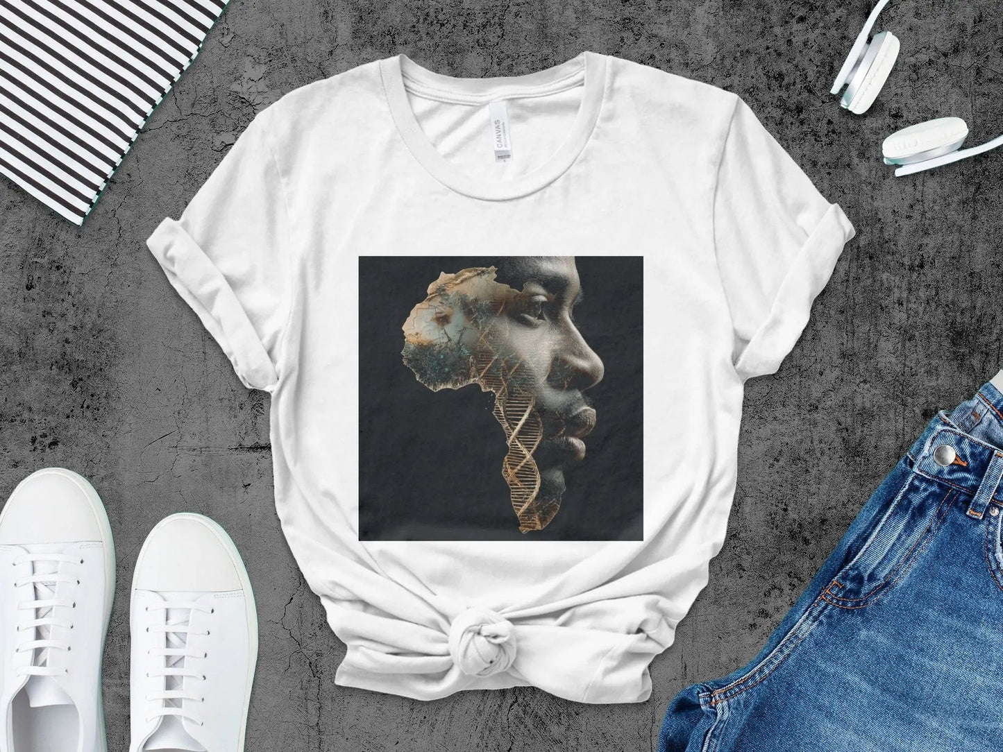 Africa in My DNA: Celebrating Heritage Through Unisex Apparel – travel - inspired Unisex Apparel by Aroundtheworldinarush
