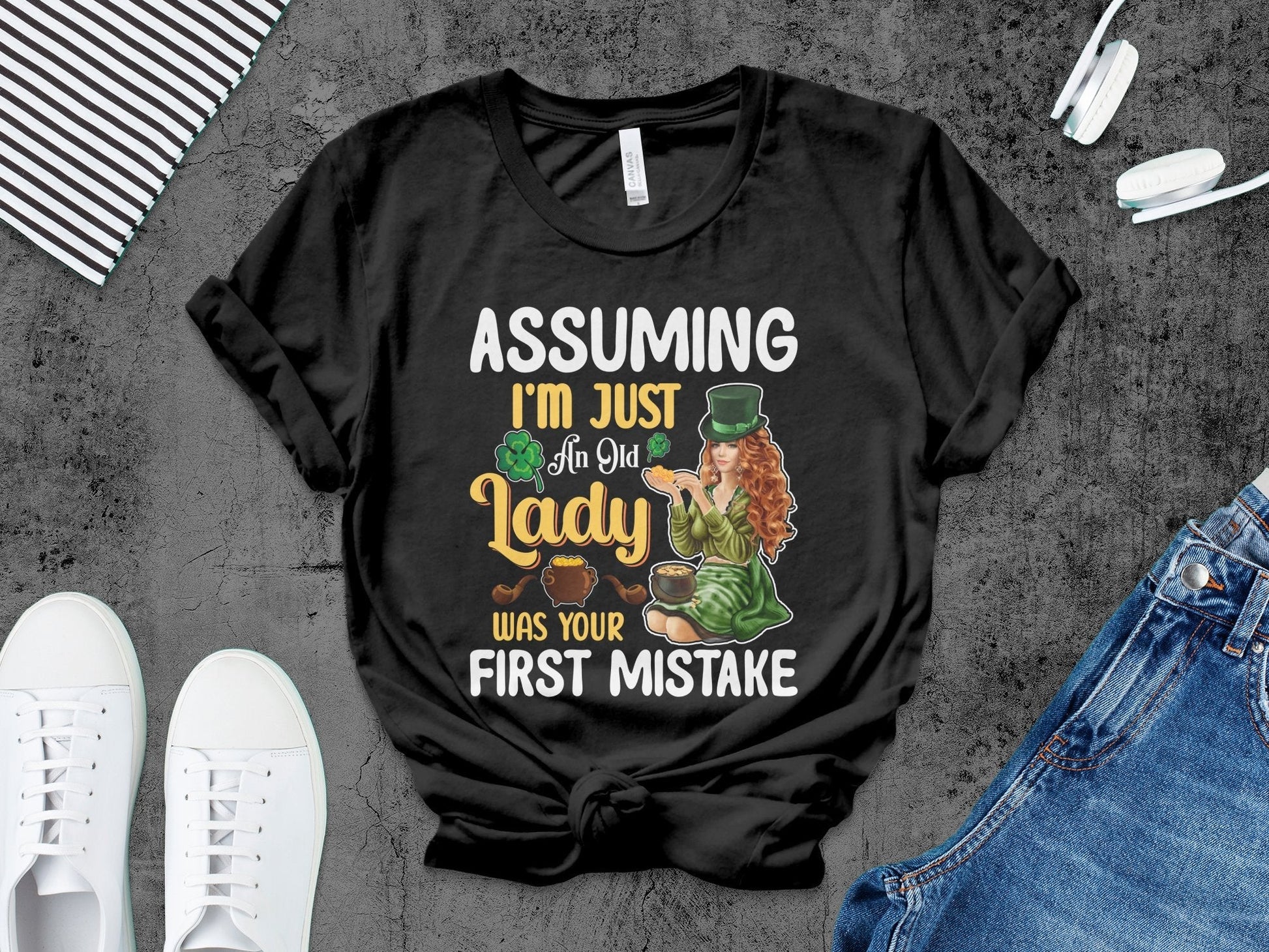 Assuming I'm Just An Old Lady Was Your First Mistake – travel - inspired Clothing by Aroundtheworldinarush