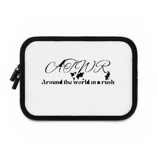ATWIAR Logo — 7 - inch Tablet Sleeve – travel - inspired by Aroundtheworldinarush