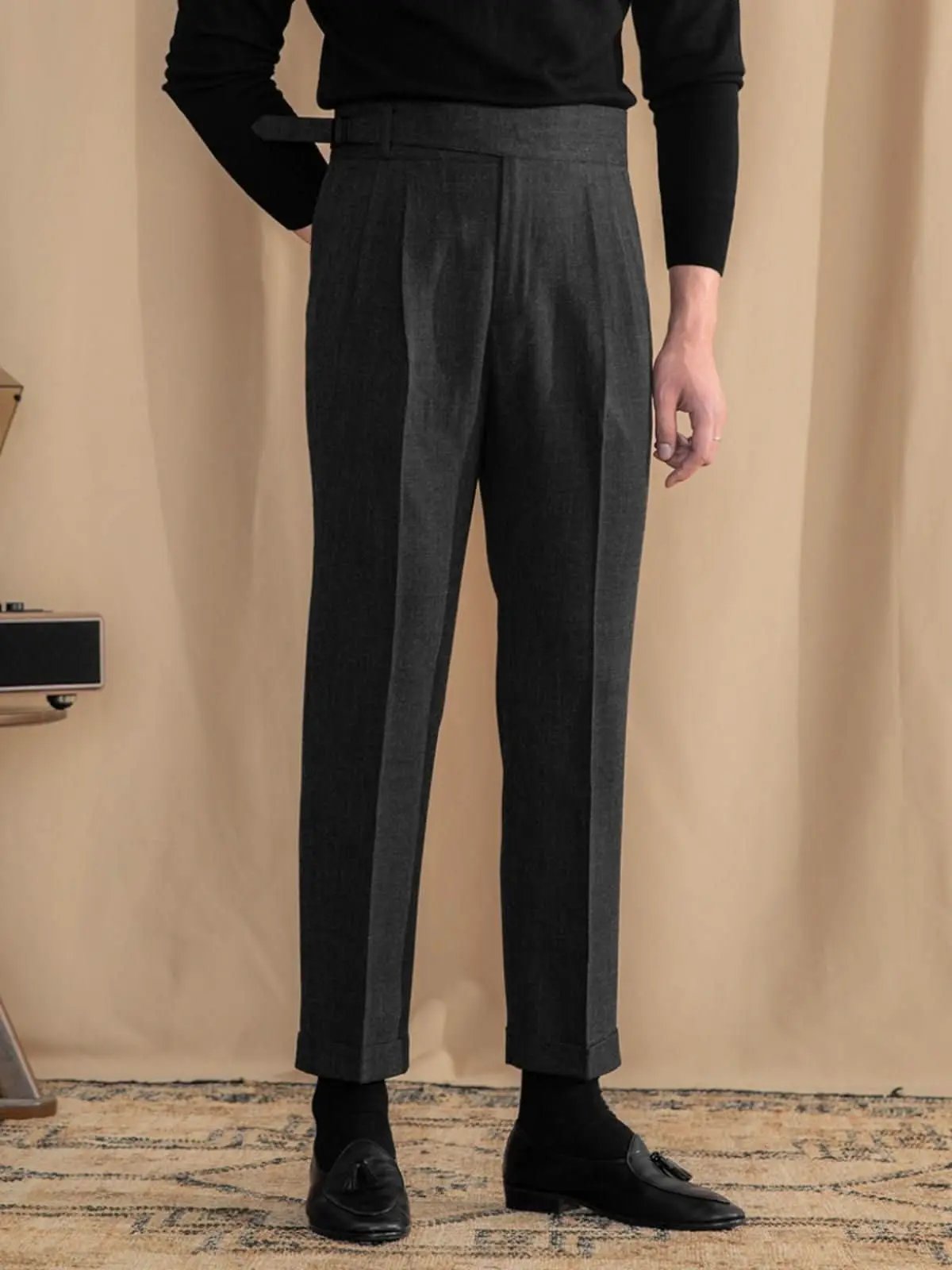 High - waisted All - in - one Dress Pants Retro Trend – travel - inspired 0 by Aroundtheworldinarush