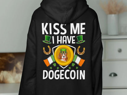 Kiss Me I Have Dogecoin – travel - inspired Clothing by Aroundtheworldinarush