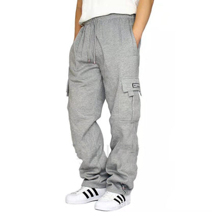 Men Pants Sweatpants Stretch Elastic Waist Jogger Sports Pants Drawstring Trousers Fashion Mens Clothing – travel - inspired 4 by Aroundtheworldinarush