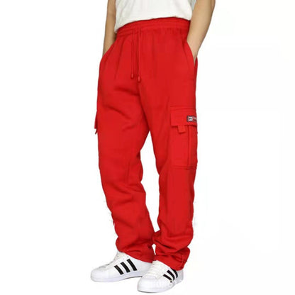 Men Pants Sweatpants Stretch Elastic Waist Jogger Sports Pants Drawstring Trousers Fashion Mens Clothing – travel - inspired 4 by Aroundtheworldinarush