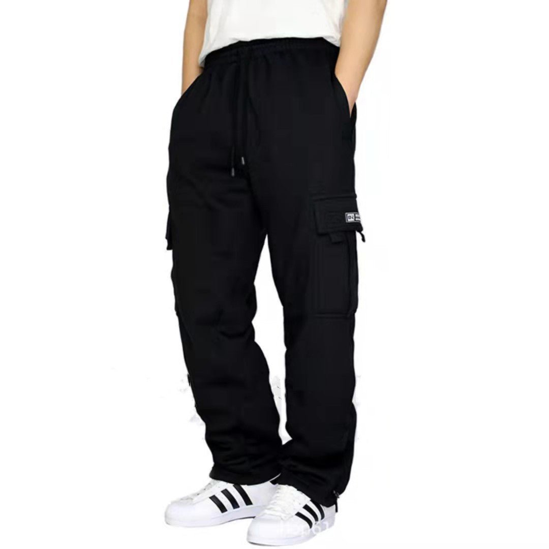 Men Pants Sweatpants Stretch Elastic Waist Jogger Sports Pants Drawstring Trousers Fashion Mens Clothing – travel - inspired 4 by Aroundtheworldinarush