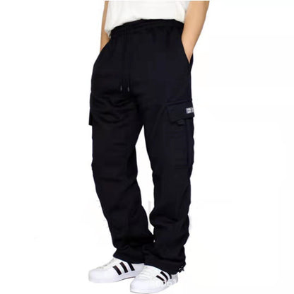 Men Pants Sweatpants Stretch Elastic Waist Jogger Sports Pants Drawstring Trousers Fashion Mens Clothing – travel - inspired 4 by Aroundtheworldinarush