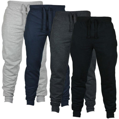 Men's Solid Color Drawstring Fleece Casual Pants – travel - inspired 0 by Aroundtheworldinarush