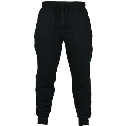 Men's Solid Color Drawstring Fleece Casual Pants – travel - inspired 0 by Aroundtheworldinarush