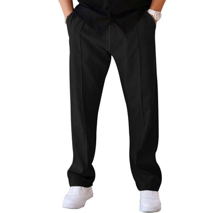 Men's Trousers Sports Casual Loose Straight Pants With Drawstring Design Clothing – travel - inspired 4 by Aroundtheworldinarush