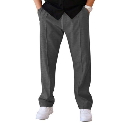 Men's Trousers Sports Casual Loose Straight Pants With Drawstring Design Clothing – travel - inspired 4 by Aroundtheworldinarush