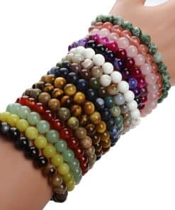 Aventurine Blue Sandstone Beads Round Bead Bracelet Bracelet