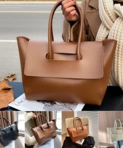 Fashion Women Shoulder Bags Large Capacity Handbags Simple Retro Tote Bags Solid Color Famous Brand High Quality Bags
