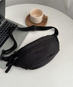 Casual Minimalist Trendy Fashionable Sports Waist Bag