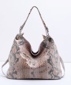 Women's Genuine Leather Large-Capacity Shoulder Handbag