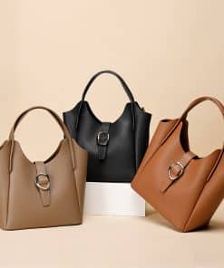 Womens Niche Versatile Shoulder And Crossbody Bag Polyester-cotton Blend