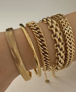 Stainless Steel Bracelet Electroplating Simple Style