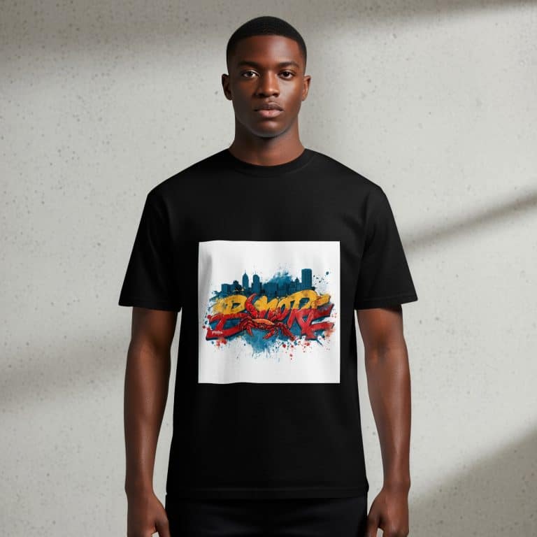 premium cotton t-shirts by Around The World In A Rush