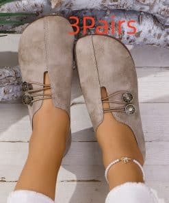 Ins Square Toe Slip-on Sandals Summer Fashion Soft Flat Shoes For Women