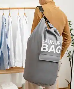 Travel laundry bag backpack with handle