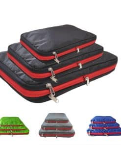 Waterproof nylon travel compression storage bag for clothes