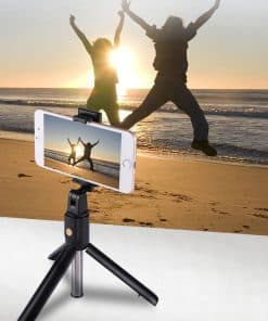 Compatible with Apple, Bluetooth version of stainless steel tripod