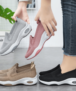 Women's orthopedic supportive slip on comfort shoes
