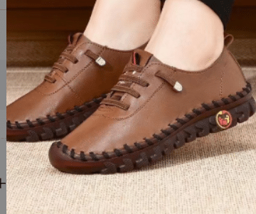 Platform lace-up loafers for women