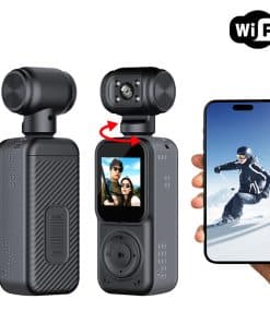 Panoramic Sports Camera Handheld DV Outdoor HD 4K Dual Lens Cycling Recorder Camera