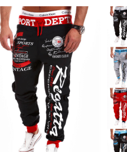 Fleece lined winter joggers for men
