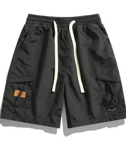 Quick dry ice silk quarter length shorts for men