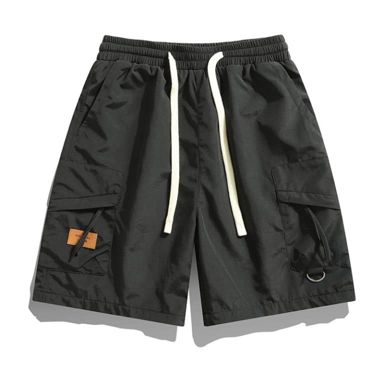 Quick dry ice silk quarter length shorts for men