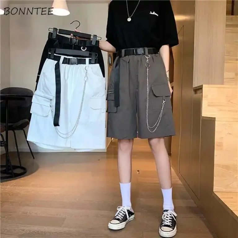Lightweight summer cargo trousers for women