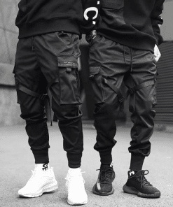 Harem cut cargo pocket joggers for men