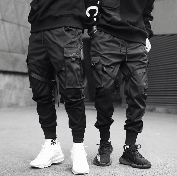 Harem cut cargo pocket joggers for men