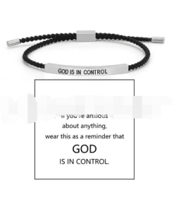 Stainless steel scripture cross bracelet