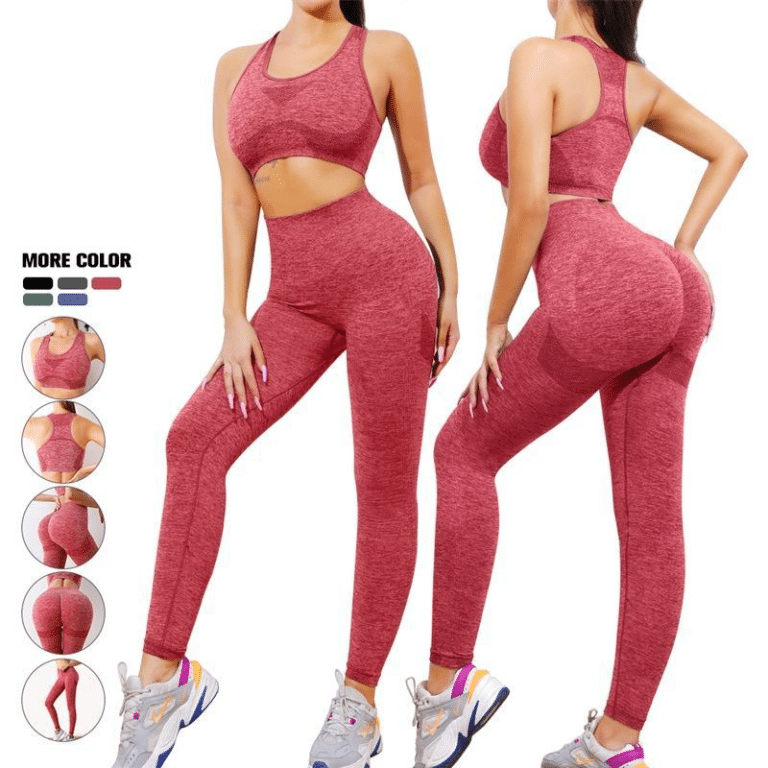 Women's seamless moisture wicking fitness yoga pants