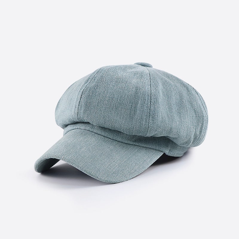 Octagonal Newsboy Cap — Retro Panelled Hat by Around The World In A Rush Octagonal eight panel newsboy cap