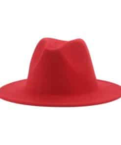 Winter felt fedora hat for men and women